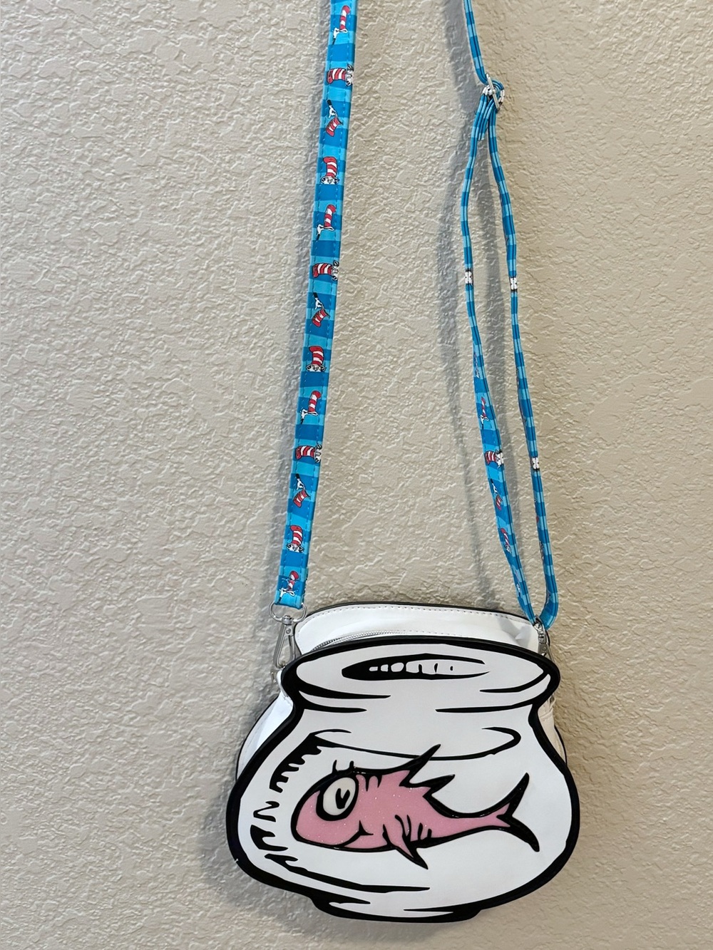 Dr. Seuss Cat in the Hat 3D Fishbowl Crossbody Bag